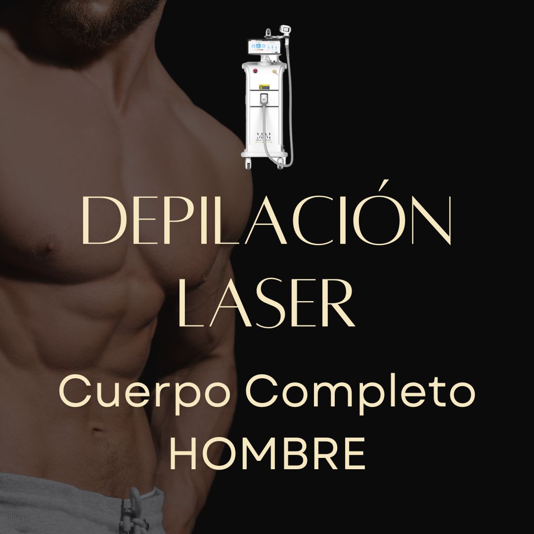 Depilación laser CUERPO COMPLETO hombre